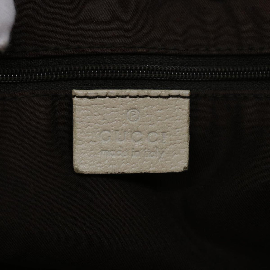 GUCCI GG Canvas Web Sherry Line Tote Bag Beige Red Green 163805 60259