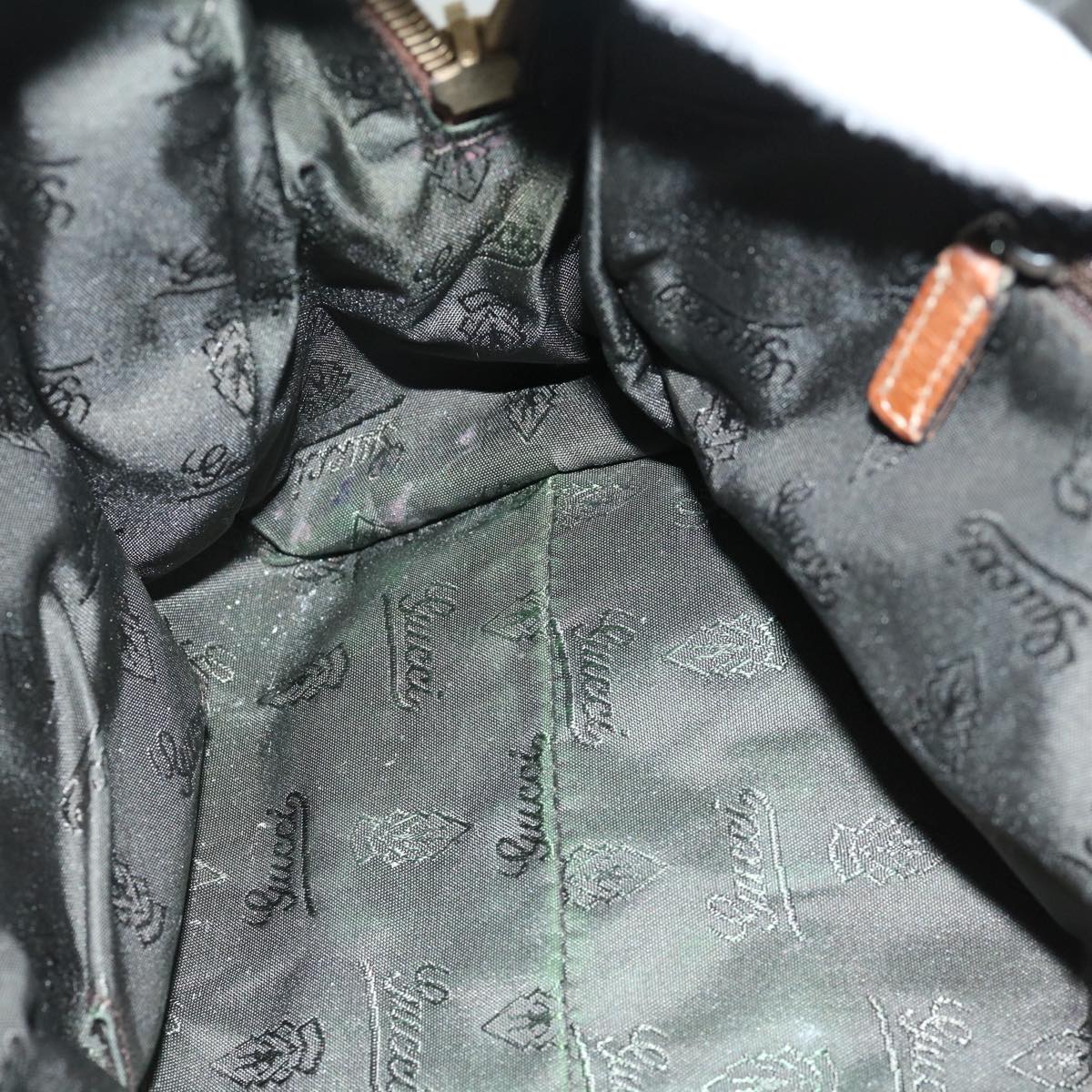 GUCCI GG Crystal Canvas Hand Bag Coated Canvas Brown 181487 60263