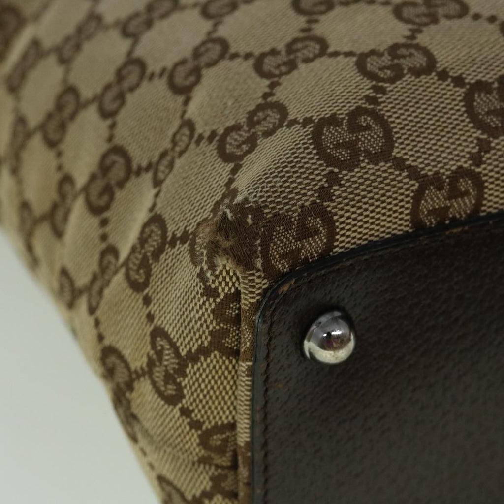 GUCCI GG Canvas Tote Bag Beige 120840 60264