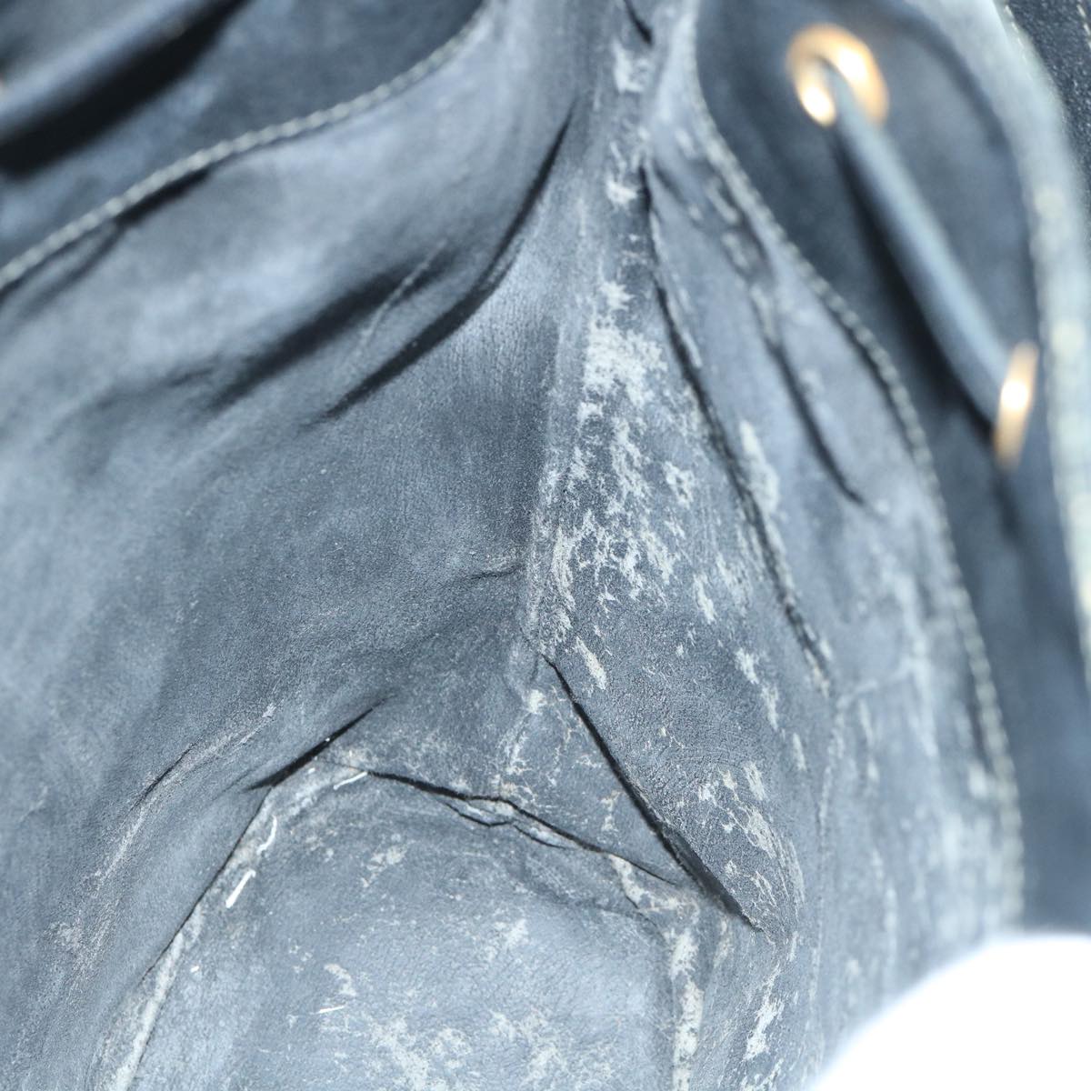 GUCCI GG Canvas Shoulder Bag Coated Canvas Black 60266