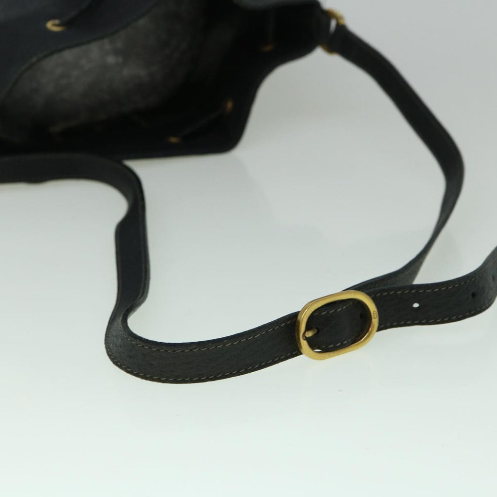 GUCCI GG Canvas Shoulder Bag Coated Canvas Black 60266