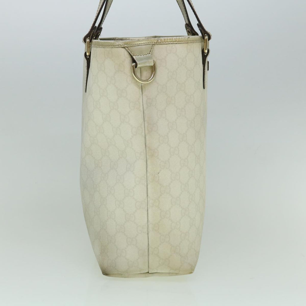 GUCCI GG Canvas Tote Bag PVC White 189896 60267