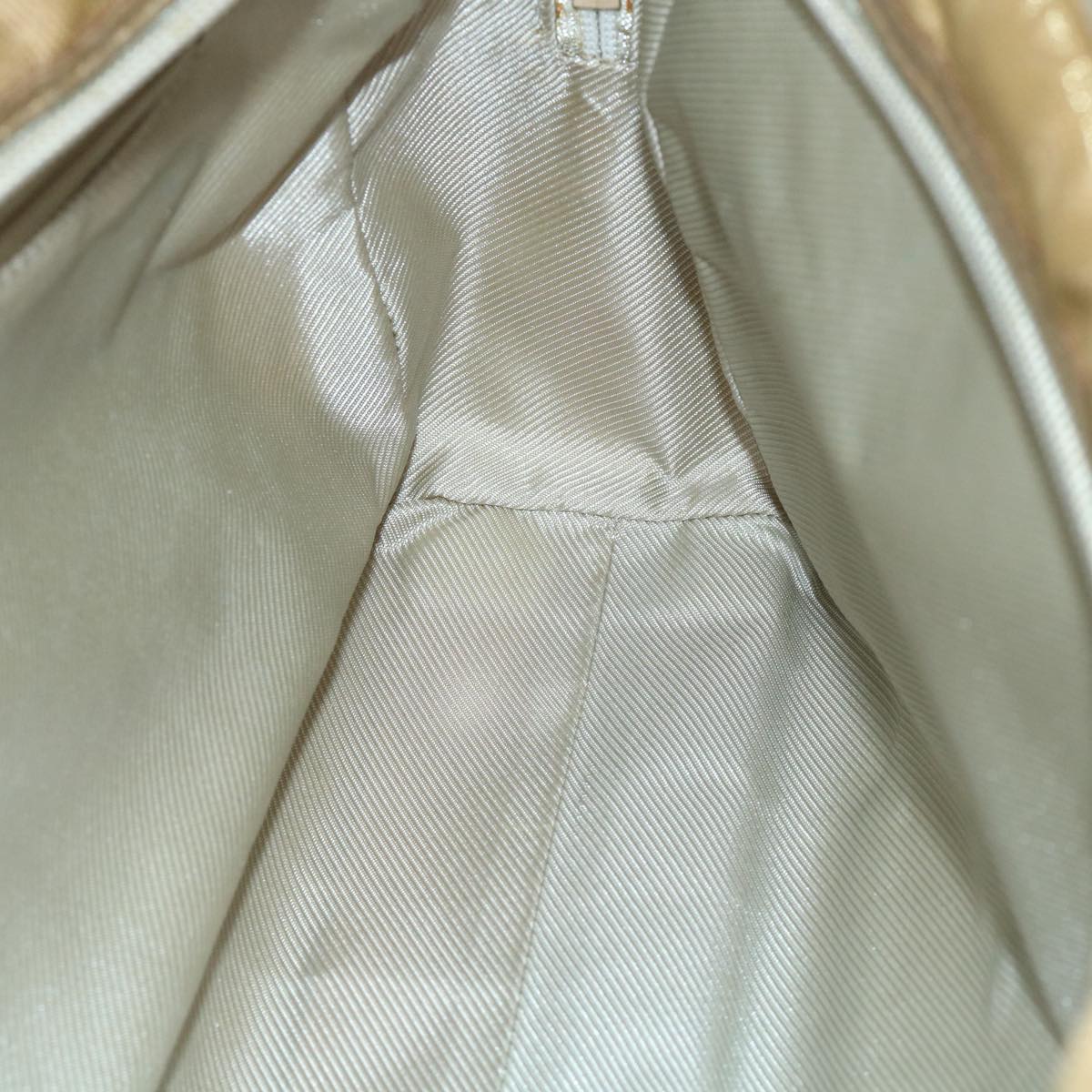 GUCCI GG Canvas Hand Bag Gold 002 1115 002058 60269