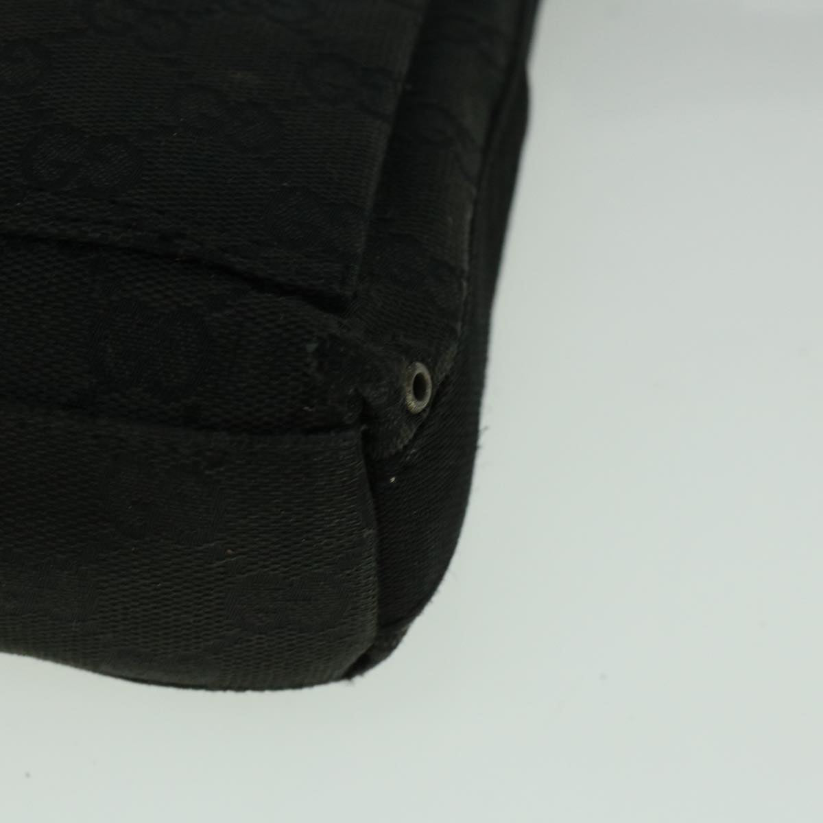 GUCCI GG Canvas Shoulder Bag Black 92646 60288