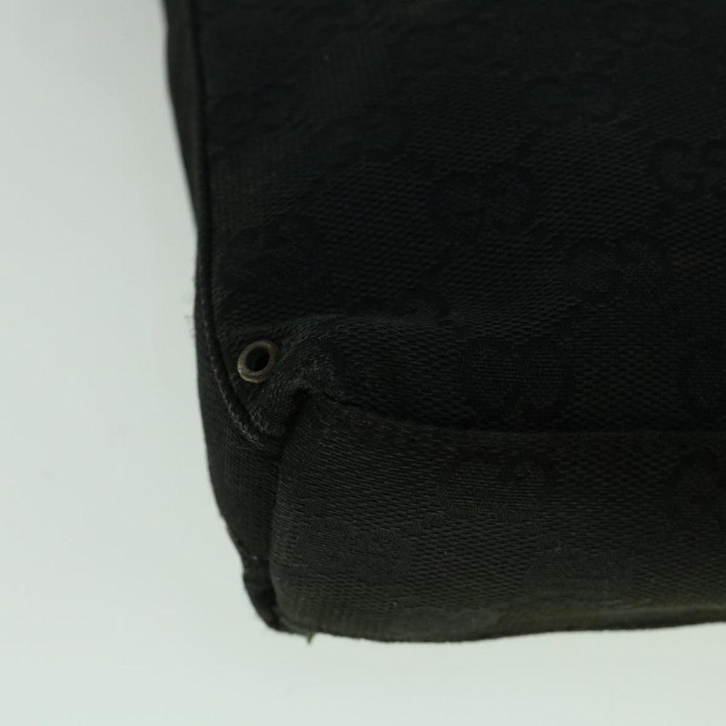 GUCCI GG Canvas Shoulder Bag Black 92646 60288
