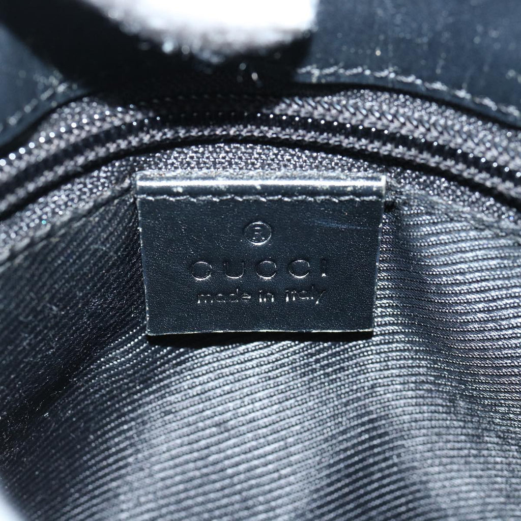 GUCCI GG Canvas Shoulder Bag Black 92646 60288