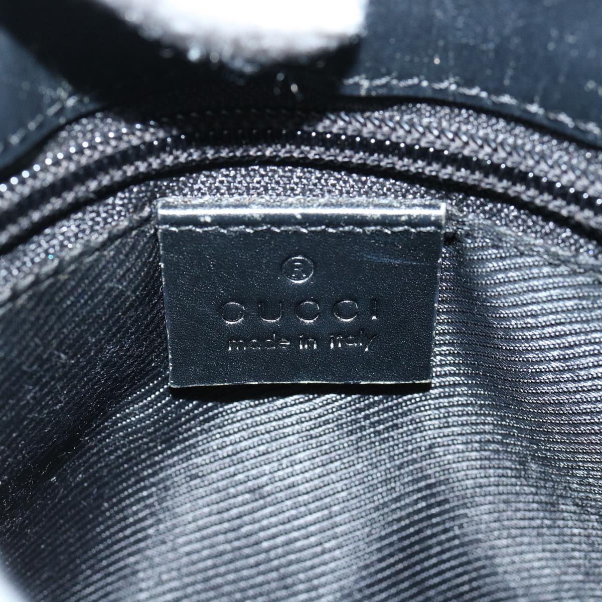 GUCCI GG Canvas Shoulder Bag Black 92646 60288
