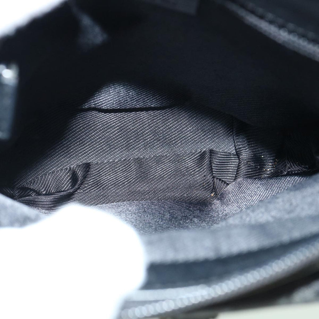 GUCCI GG Canvas Shoulder Bag Black 92646 60288