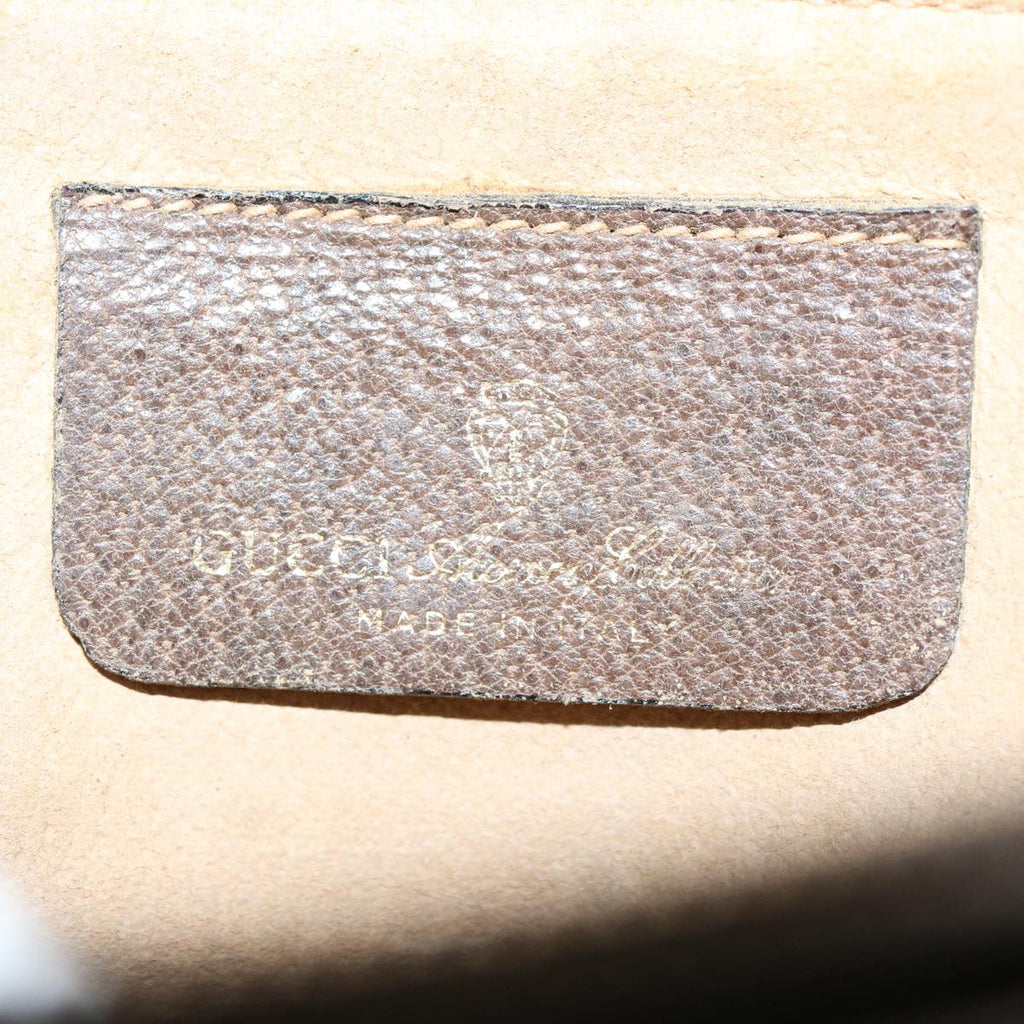 GUCCI GG Supreme Web Sherry Line Clutch Bag Beige Red Green 39 02 026 60306