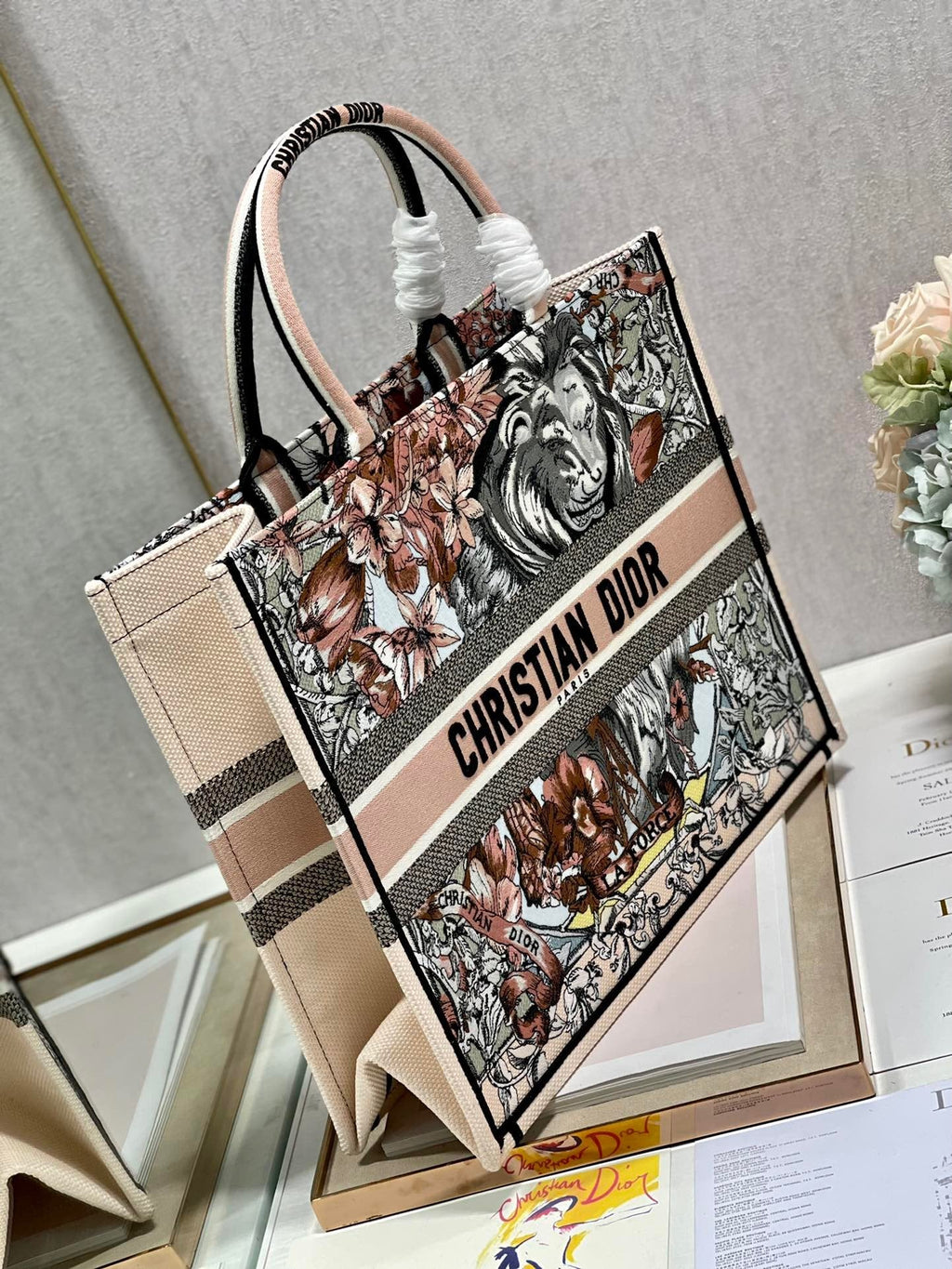 GLAMI Large Book Tote Multicolor, For Women, WomenÃ¢â‚¬â„¢s Handbags 16.5in/42cm CD M1286ZFOR_M884