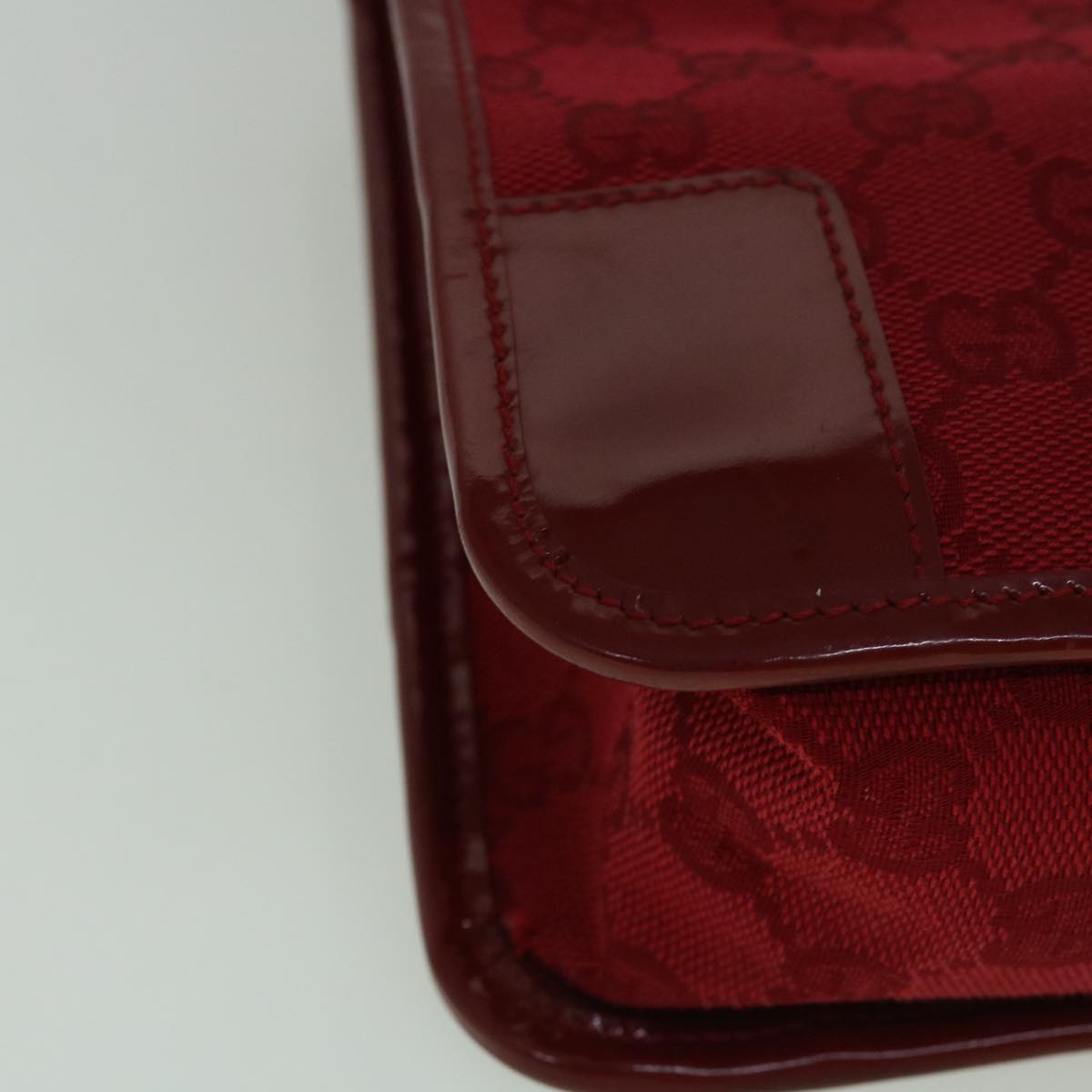 GUCCI GG Canvas Hand Bag Red 000 0856 3444 60342