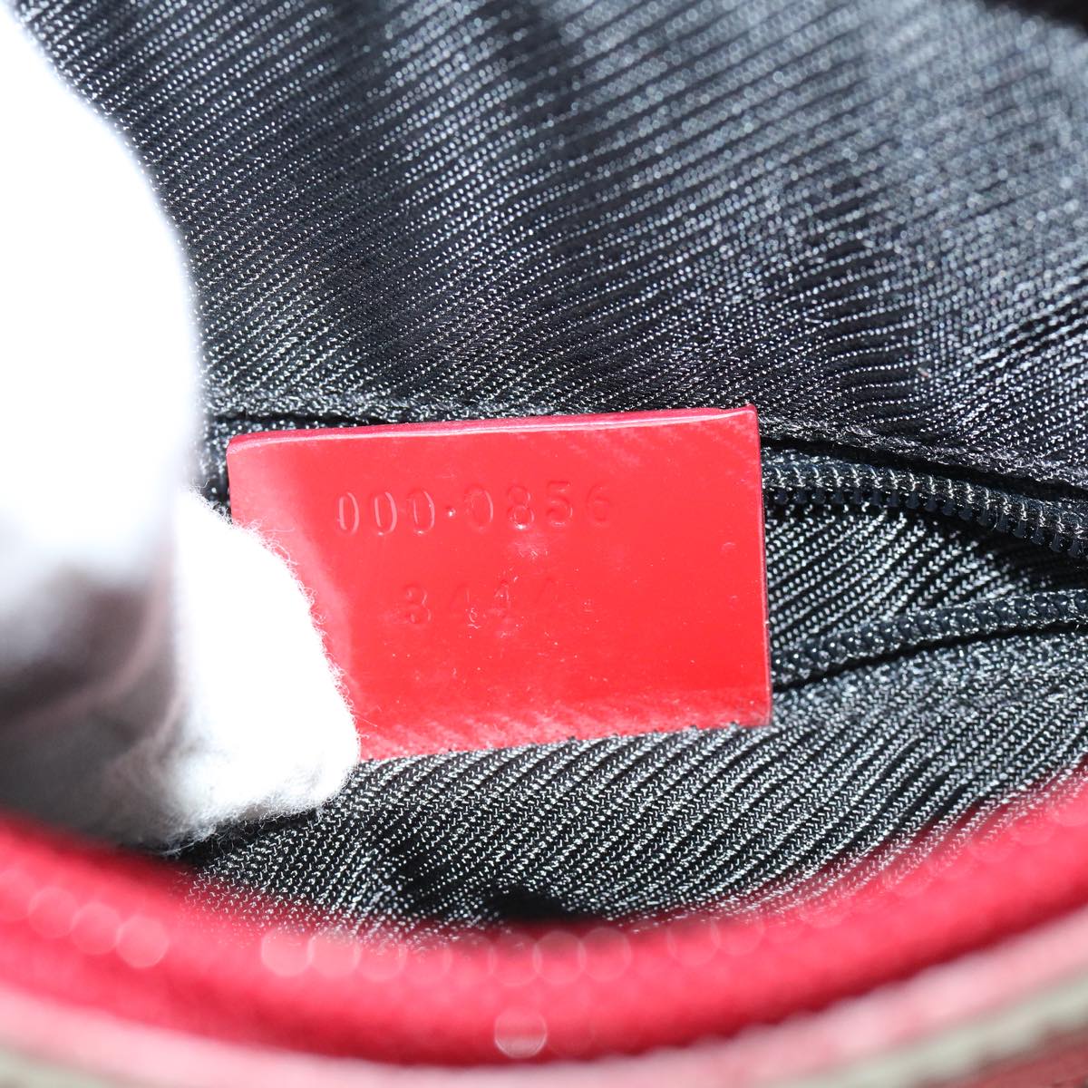 GUCCI GG Canvas Hand Bag Red 000 0856 3444 60342