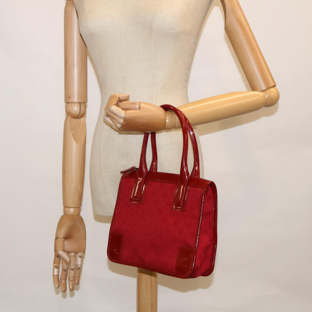 GUCCI GG Canvas Hand Bag Red 000 0856 3444 60342