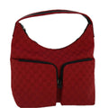 GUCCI GG Canvas Shoulder Bag Red 001 3380 002058 60384