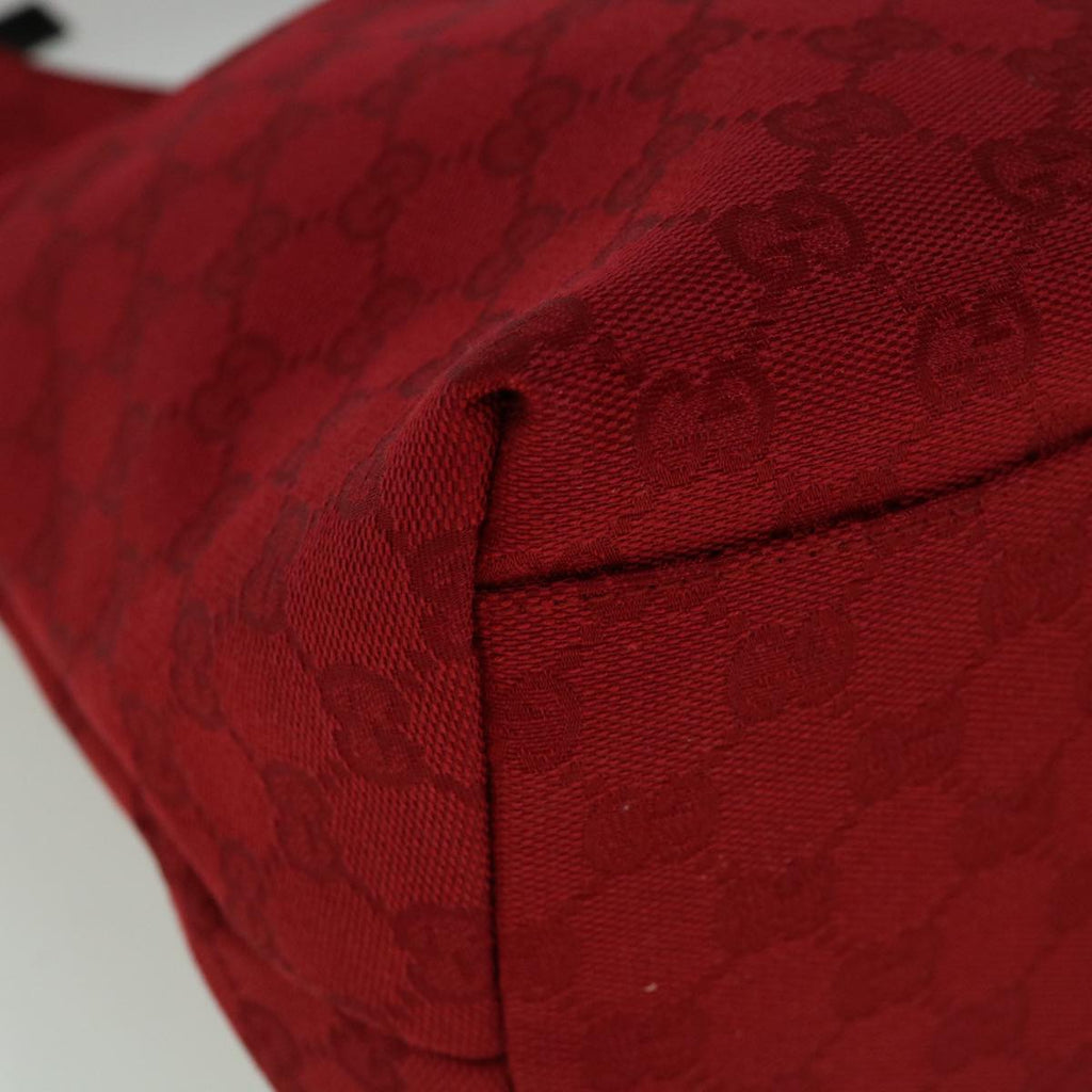 GUCCI GG Canvas Shoulder Bag Red 001 3380 002058 60384