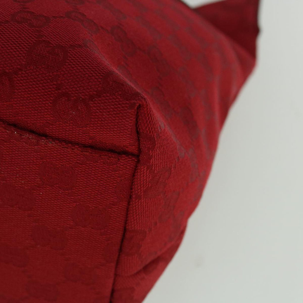 GUCCI GG Canvas Shoulder Bag Red 001 3380 002058 60384