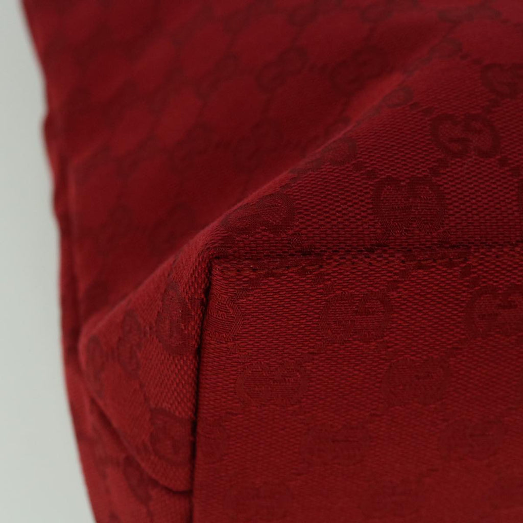 GUCCI GG Canvas Shoulder Bag Red 001 3380 002058 60384