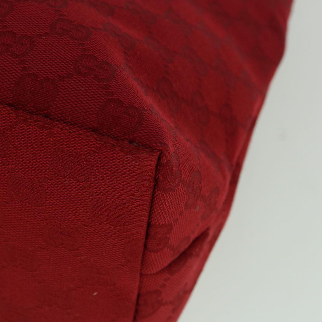 GUCCI GG Canvas Shoulder Bag Red 001 3380 002058 60384