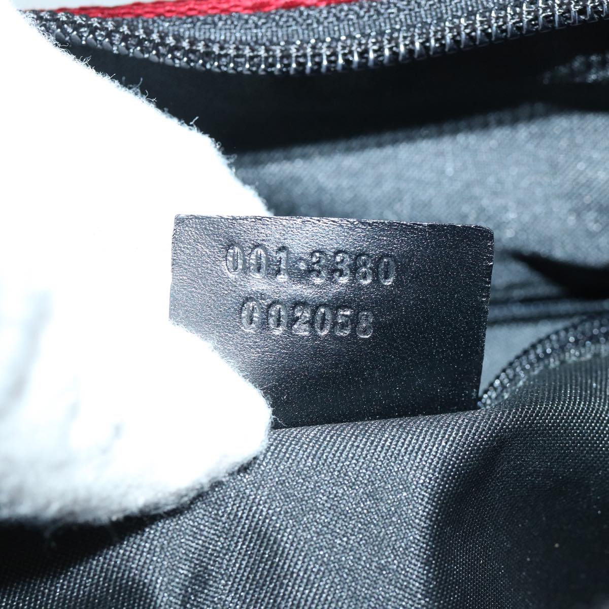 GUCCI GG Canvas Shoulder Bag Red 001 3380 002058 60384