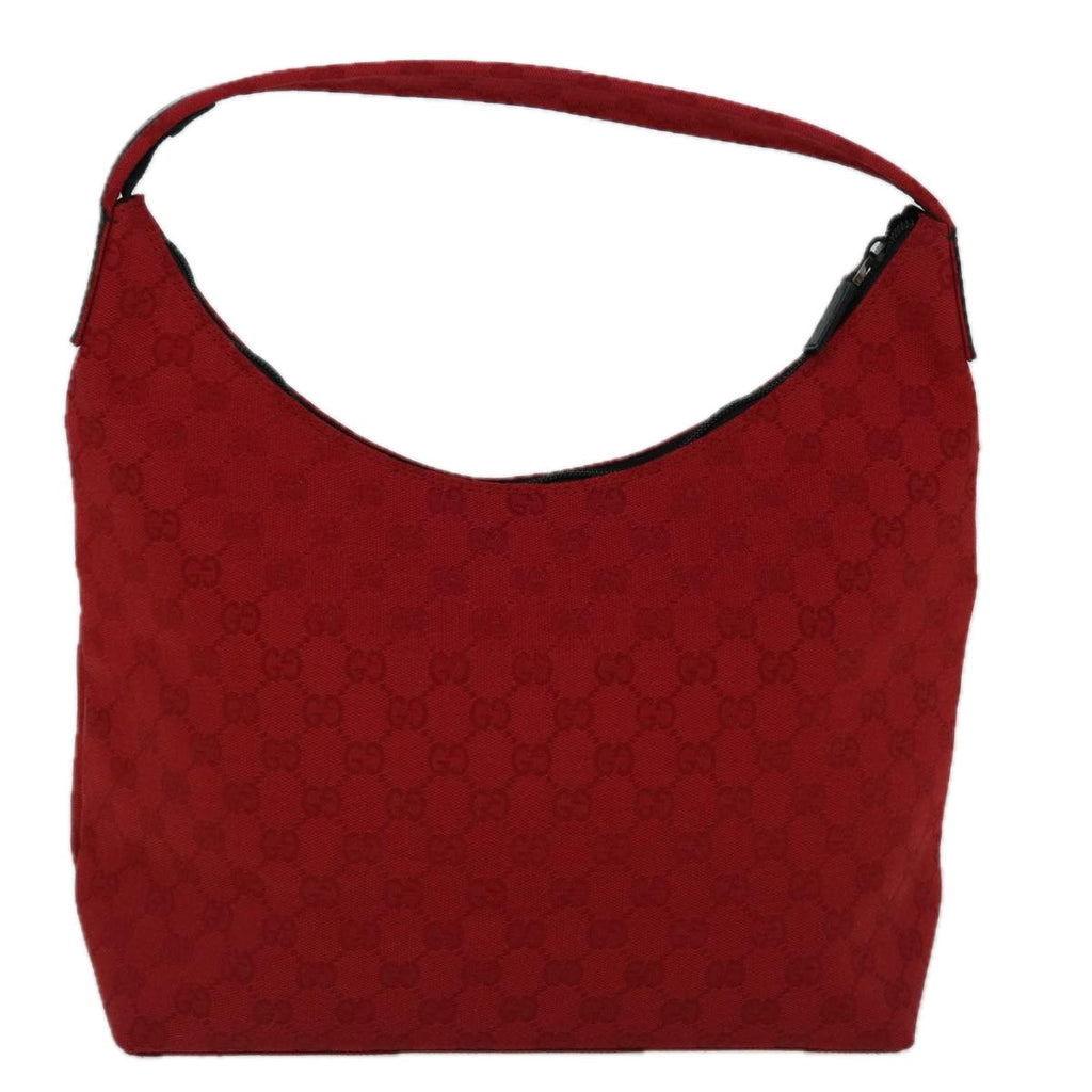 GUCCI GG Canvas Shoulder Bag Red 001 3380 002058 60384