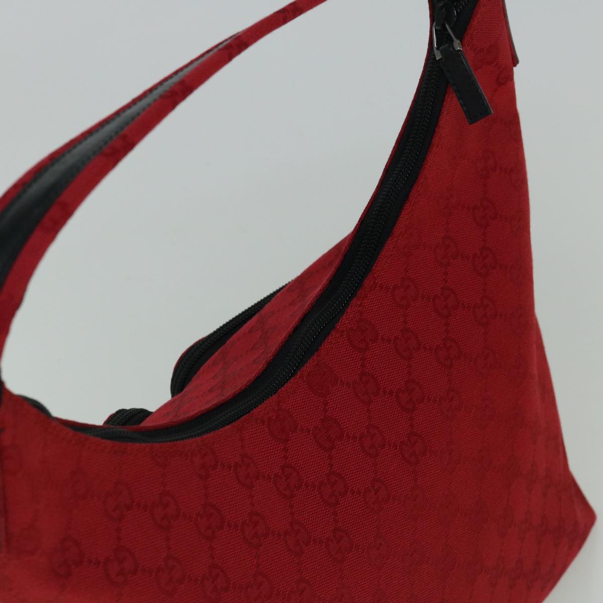 GUCCI GG Canvas Shoulder Bag Red 001 3380 002058 60384