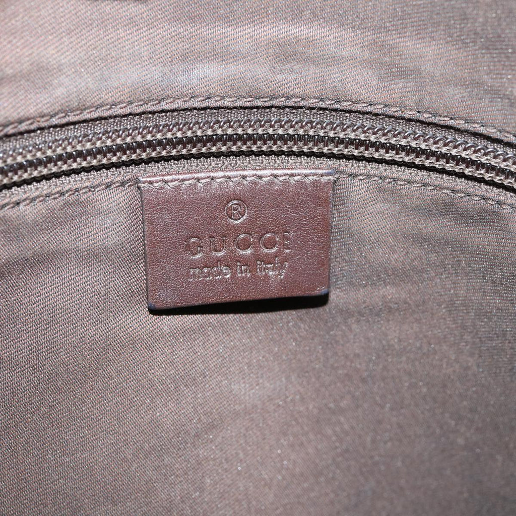 GUCCI GG Canvas Shoulder Bag Beige 145857 60387