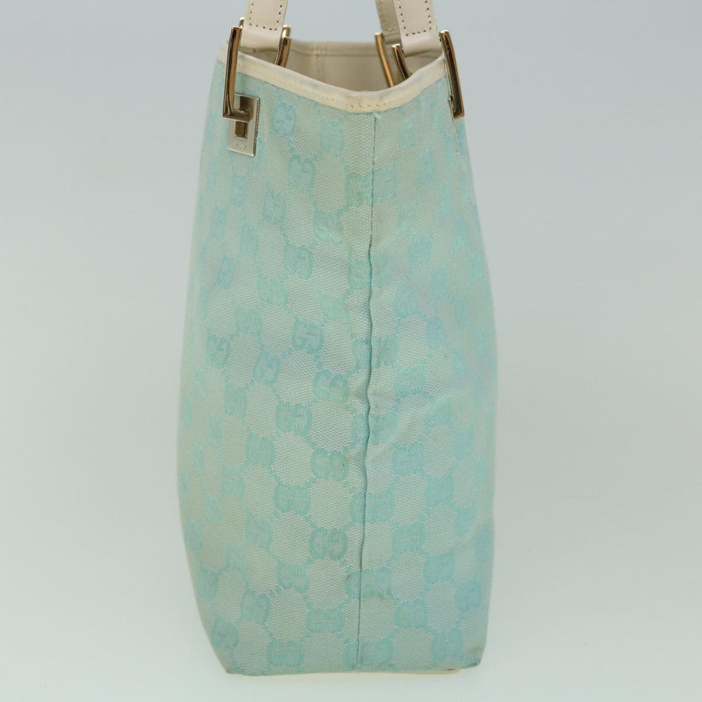 GUCCI GG Canvas Tote Bag Light Blue 002 1099 2404 60388