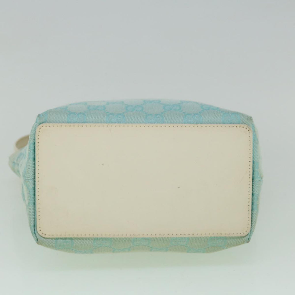 GUCCI GG Canvas Tote Bag Light Blue 002 1099 2404 60388