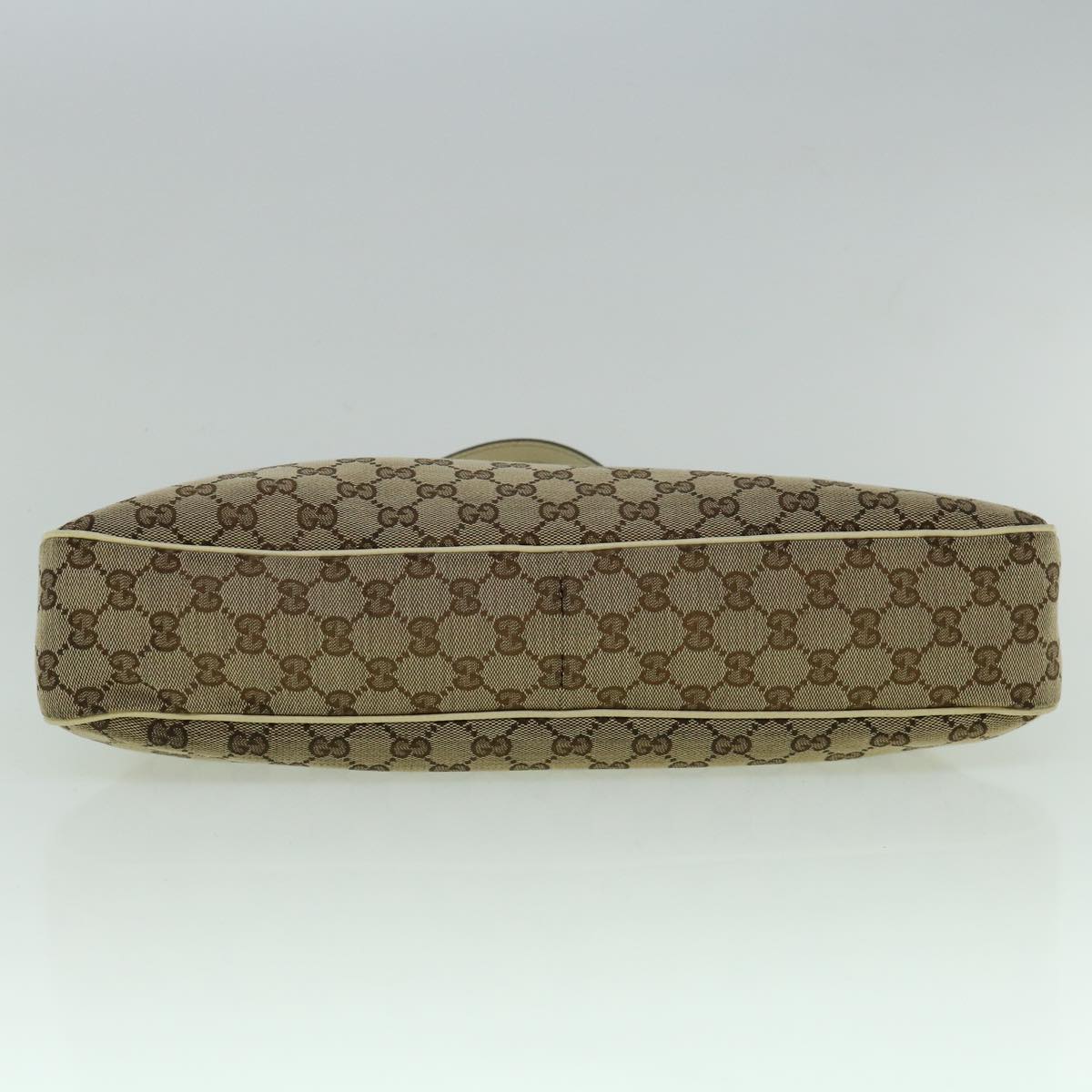 GUCCI GG Canvas Tote Bag Beige White 121023 60389