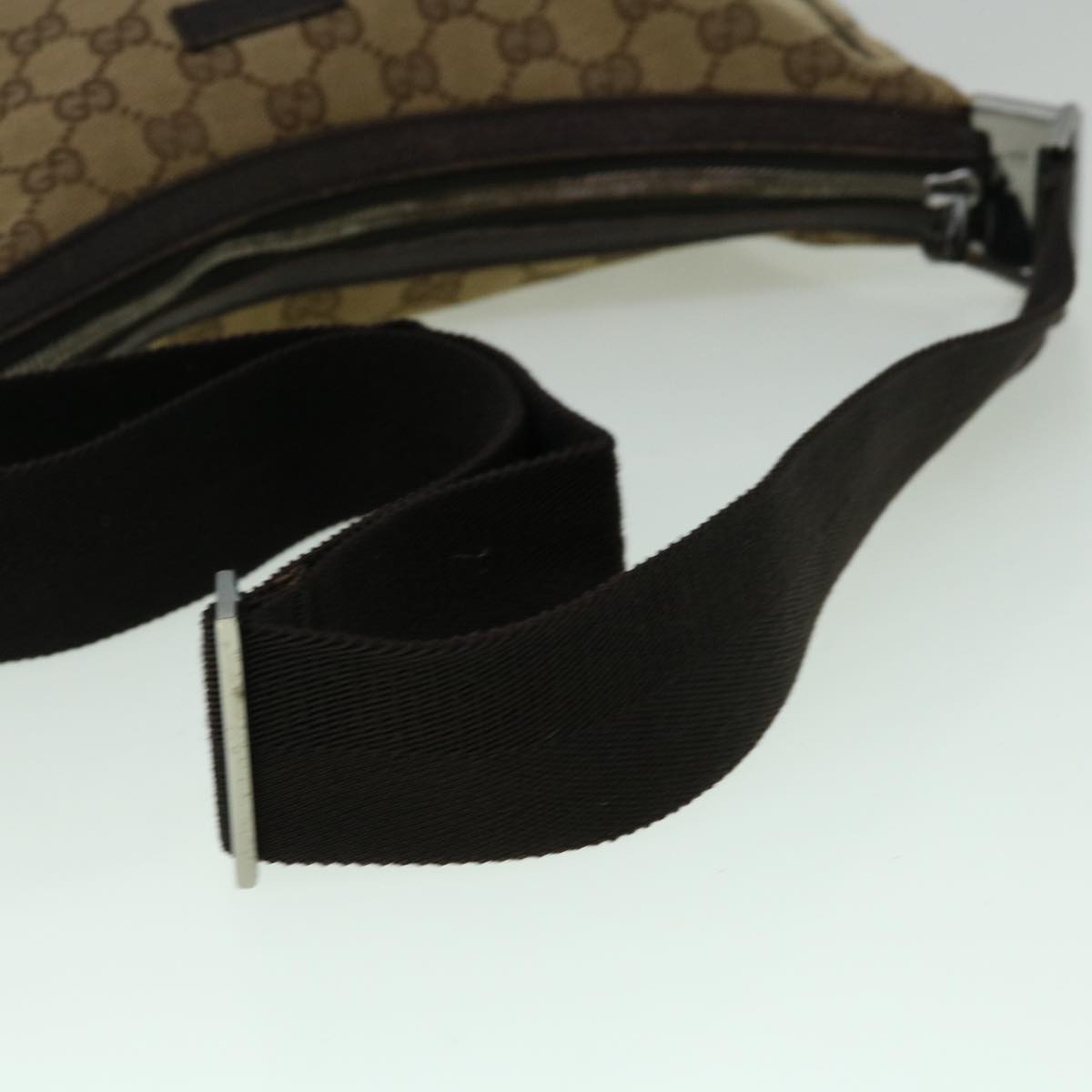 GUCCI GG Canvas Shoulder Bag Beige 122790 60390