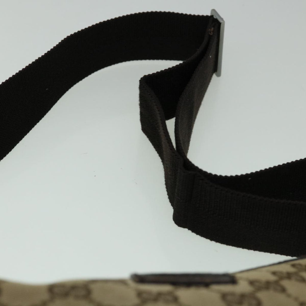 GUCCI GG Canvas Shoulder Bag Beige 122790 60390