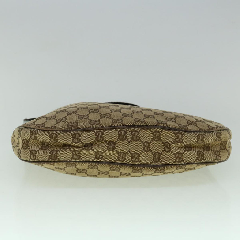 GUCCI GG Canvas Shoulder Bag Beige 122790 60390