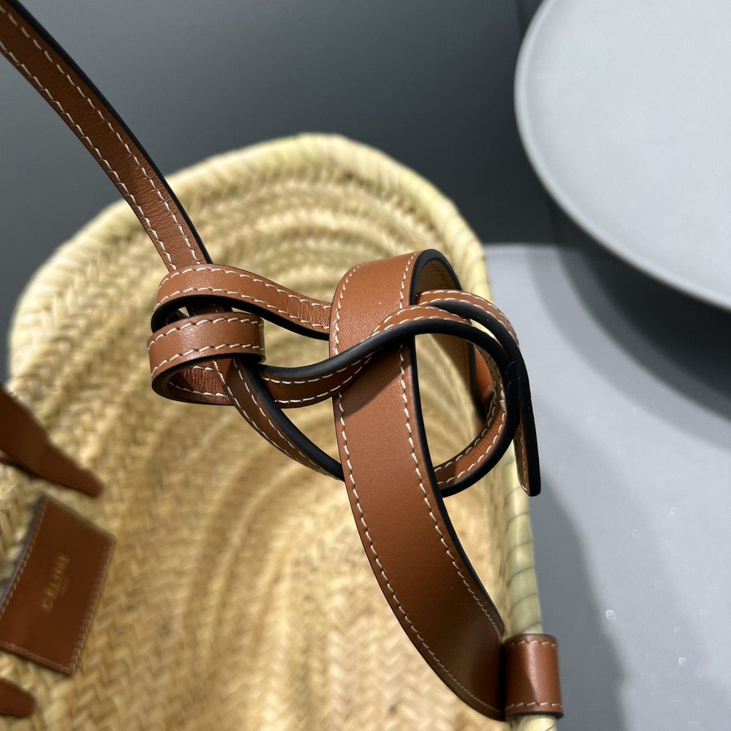GLAMI Teen Triomphe GLAMI Classic Panier In Palm Leaves With Heart Patch Brown For Women 10in/25cm 194002DUI.04LUÃƒâ€šÃ‚Â 