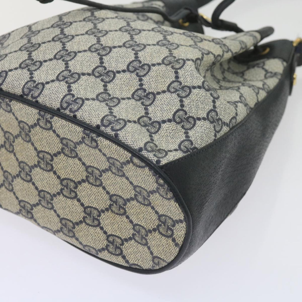 GUCCI GG Supreme Sherry Line Shoulder Bag Red Navy 14 02 034 60437
