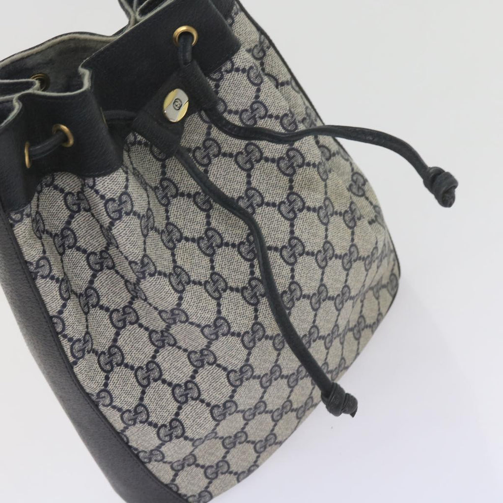 GUCCI GG Supreme Sherry Line Shoulder Bag Red Navy 14 02 034 60437