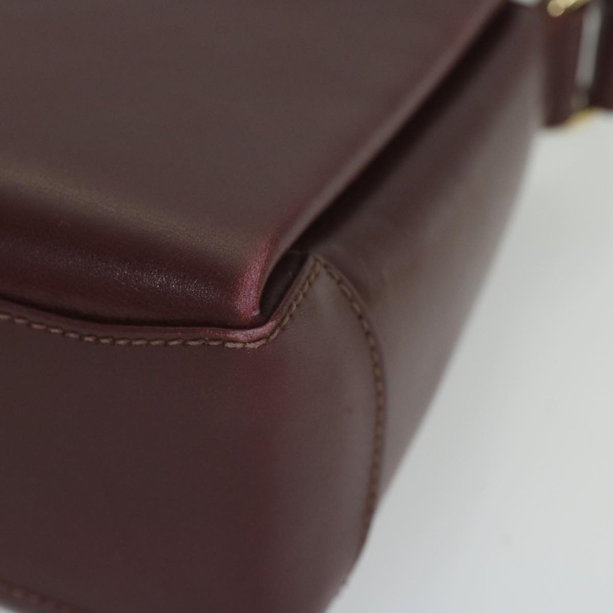 GUCCI Shoulder Bag Leather Red 60441