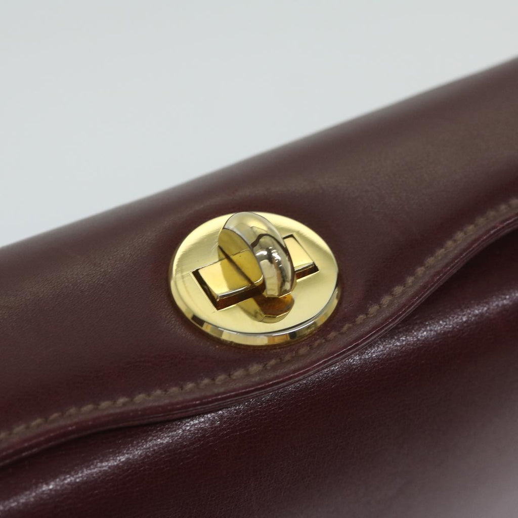 GUCCI Shoulder Bag Leather Red 60441