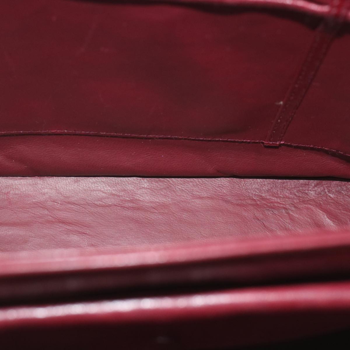 GUCCI Shoulder Bag Leather Red 60441