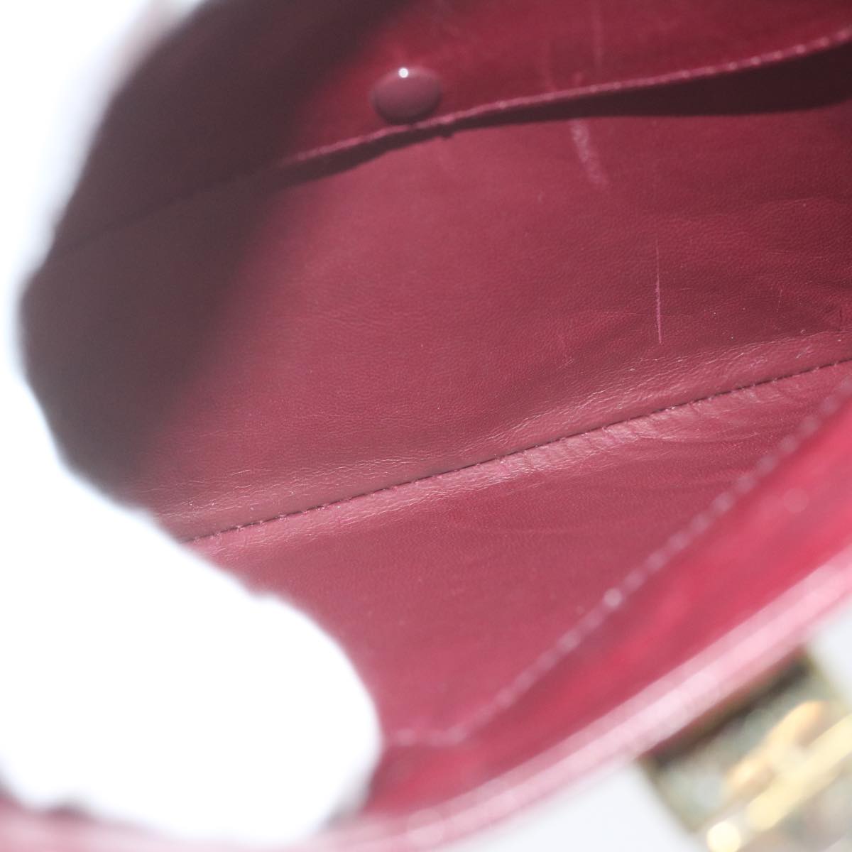 GUCCI Shoulder Bag Leather Red 60441
