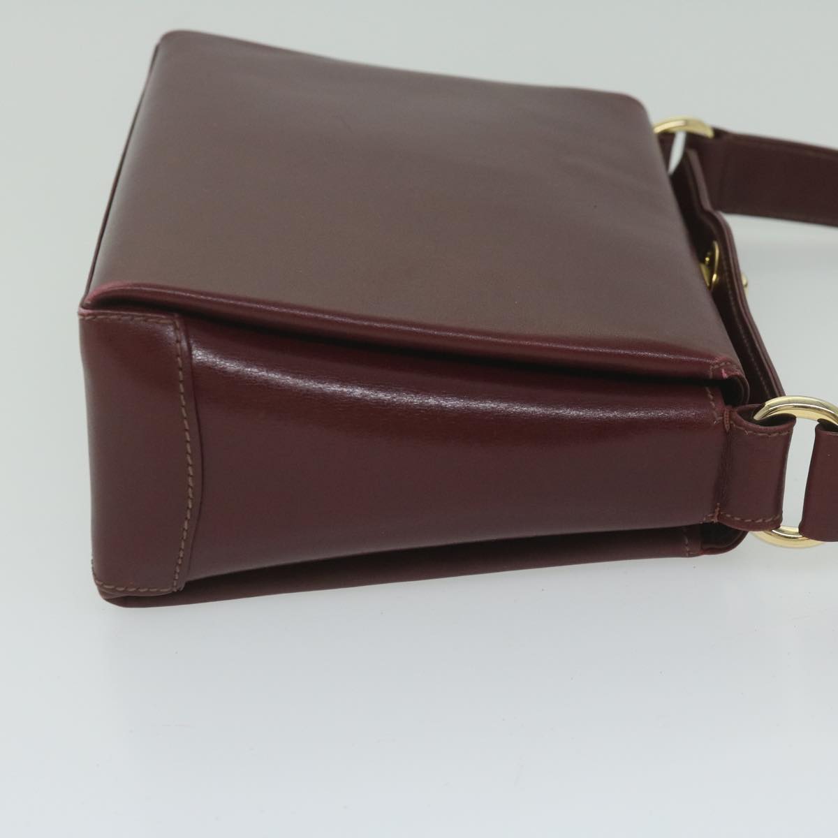 GUCCI Shoulder Bag Leather Red 60441