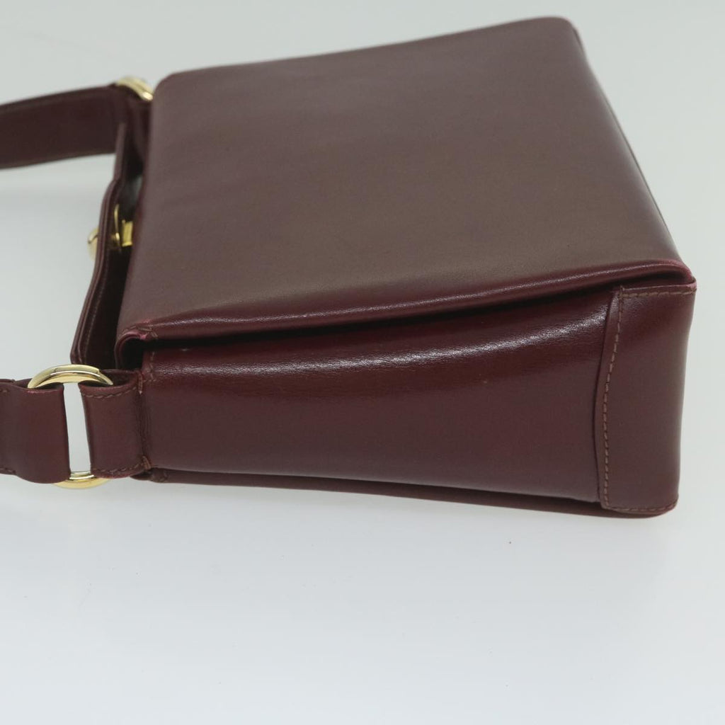 GUCCI Shoulder Bag Leather Red 60441