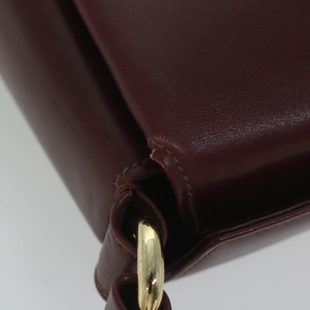 GUCCI Shoulder Bag Leather Red 60441