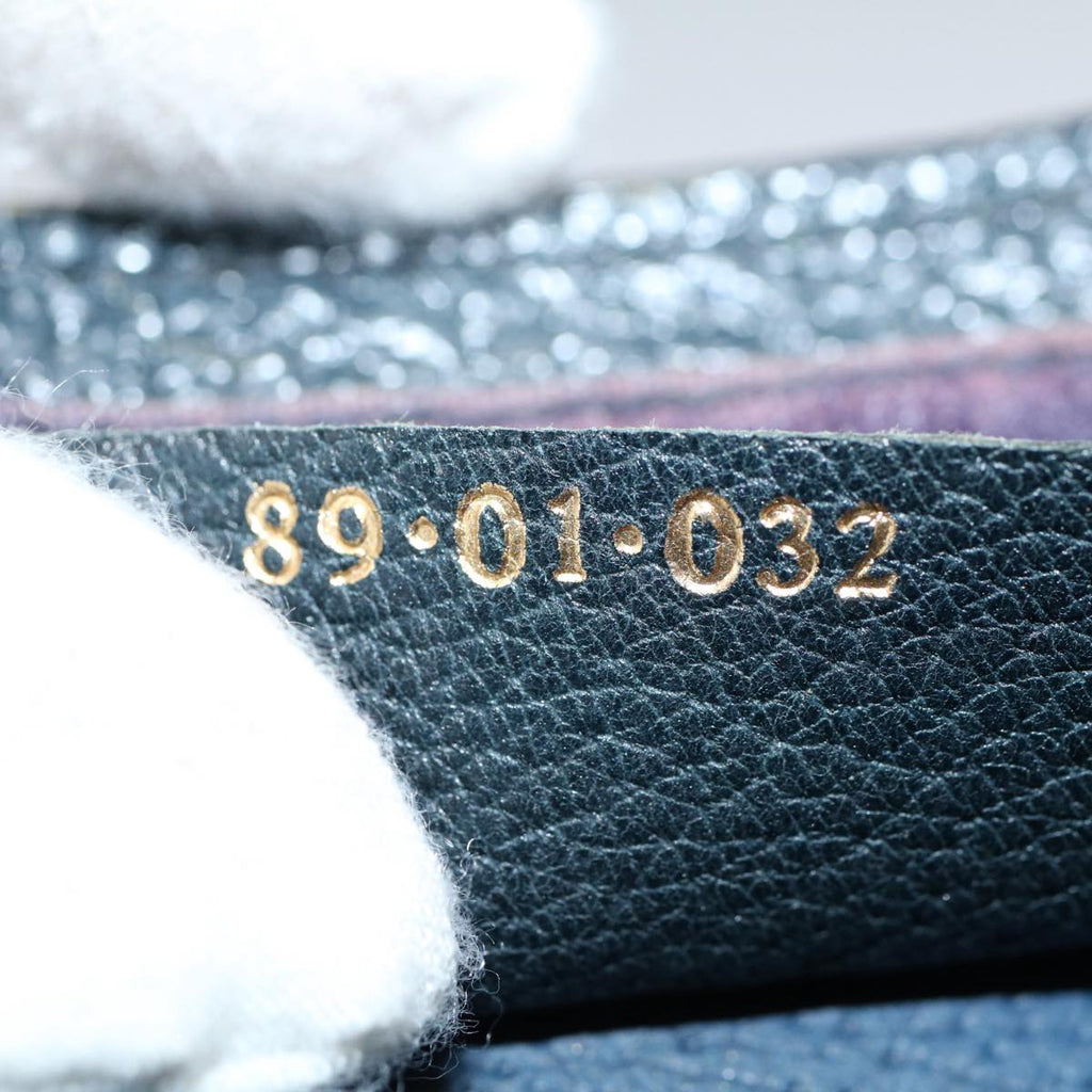 GUCCI GG Supreme Sherry Line Clutch Bag Red Navy 89 01 032 60473