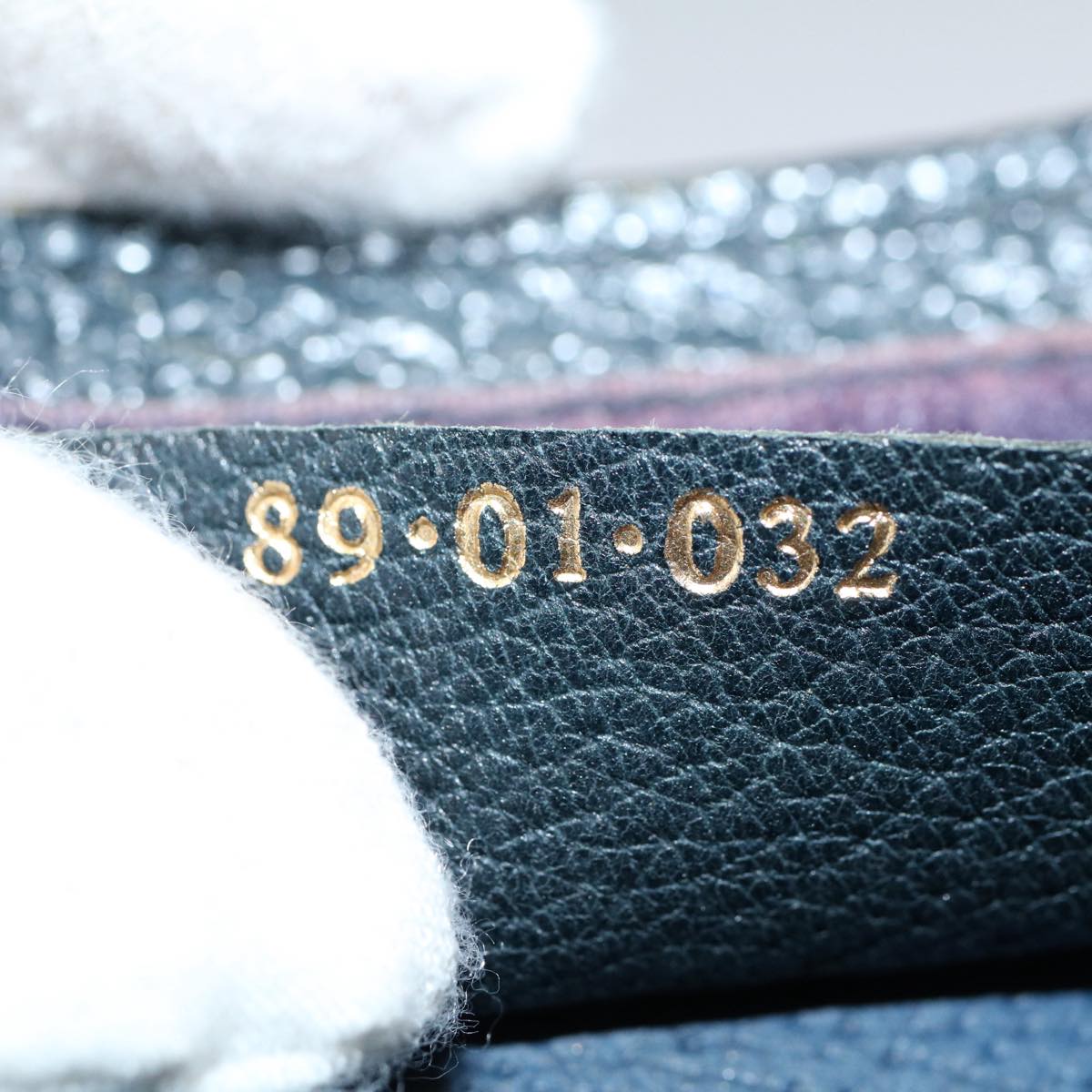 GUCCI GG Supreme Sherry Line Clutch Bag Red Navy 89 01 032 60473