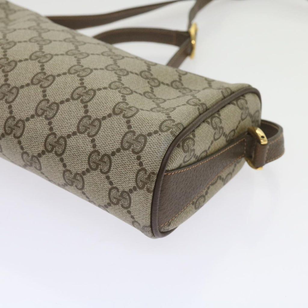 GUCCI GG Supreme Web Sherry Line Shoulder Bag Beige Red 89・02・018 60474