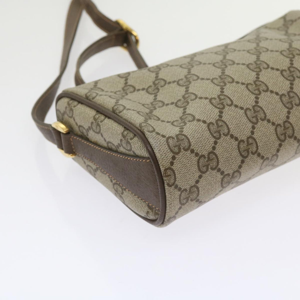 GUCCI GG Supreme Web Sherry Line Shoulder Bag Beige Red 89・02・018 60474