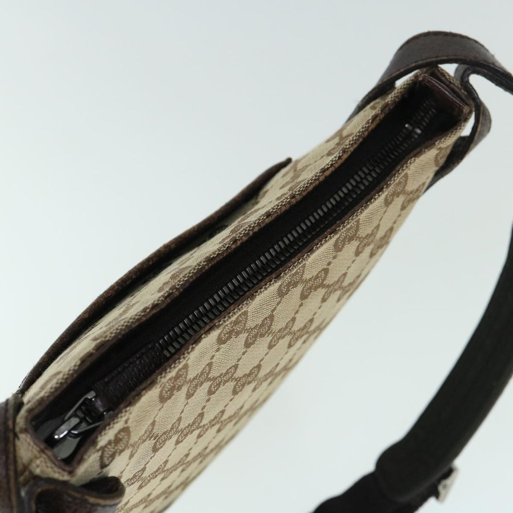 GUCCI GG Canvas Shoulder Bag Beige 122793 60517