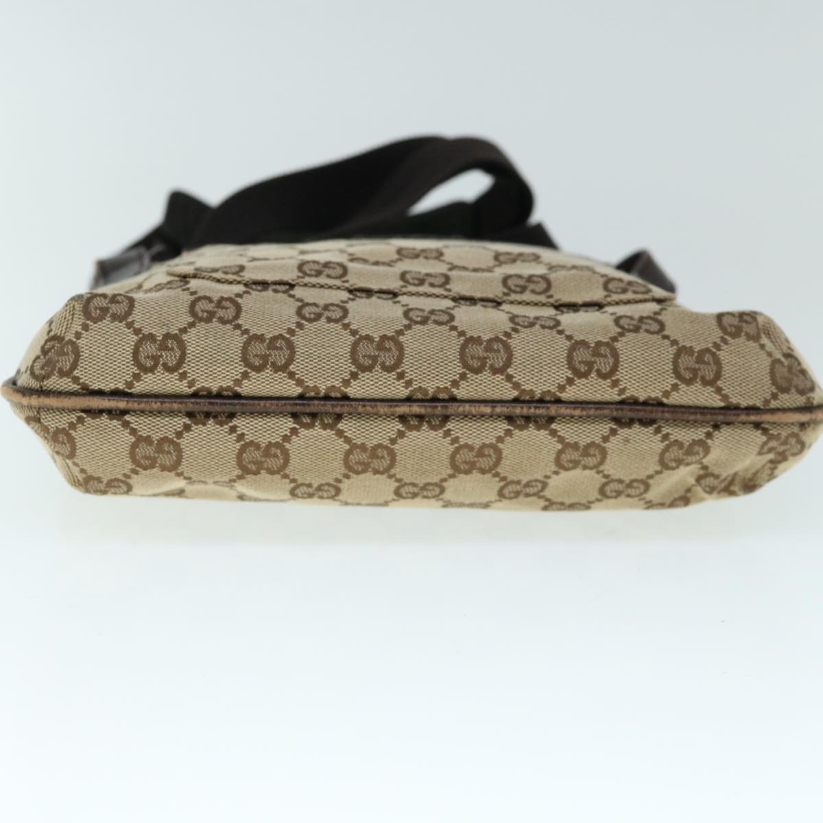 GUCCI GG Canvas Shoulder Bag Beige 122793 60517