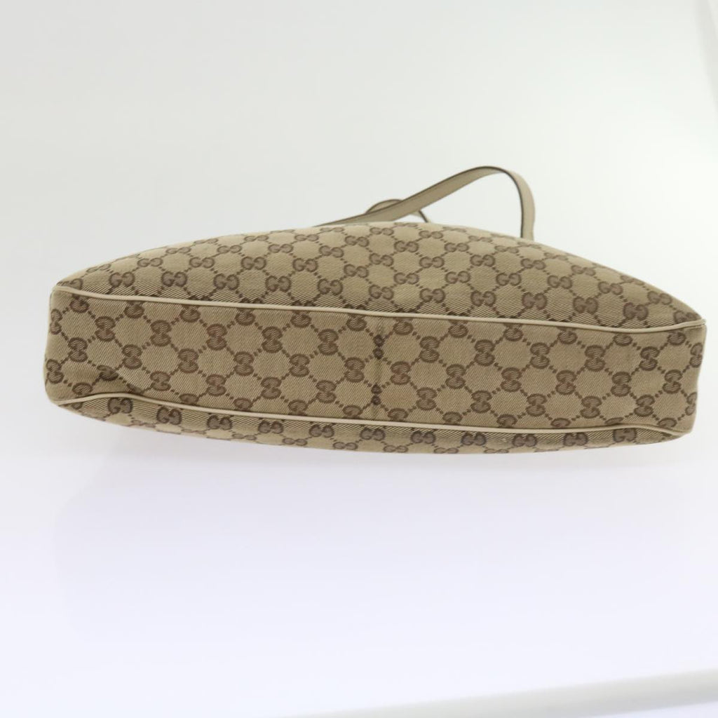 GUCCI GG Canvas Tote Bag Beige 121023 60518