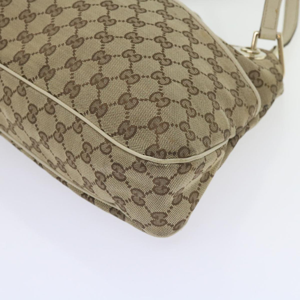 GUCCI GG Canvas Tote Bag Beige 121023 60518